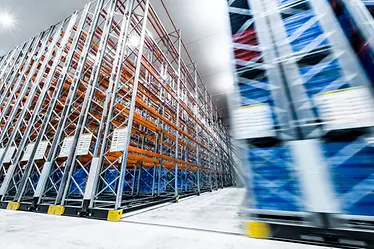 Mobile Racks in motion