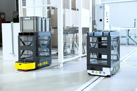 Automated Guided Vehicle Weasel at C+C Krug