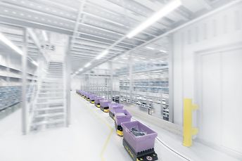 WEASEL® vezető nélküli raktári szállító jármű