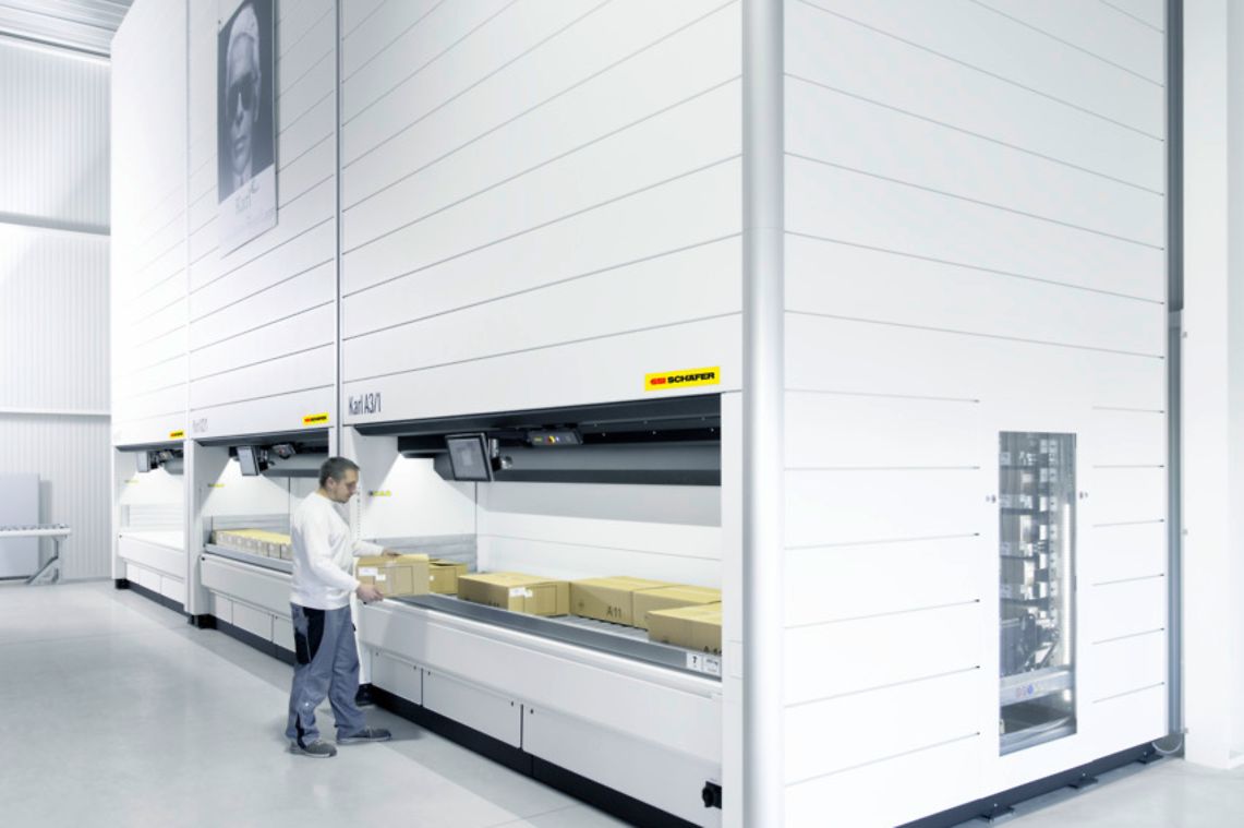SSI Logimat a C+C Krug raktárában