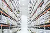 Driven by electrical motor to open one or more access aisle