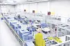 The transfer carriage delivers source pallets that are not delivered in system