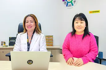 Vivien and Allaine
